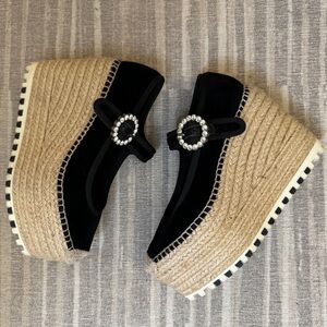 Marc Jacobs platform espadrille Mary Jane platforms
